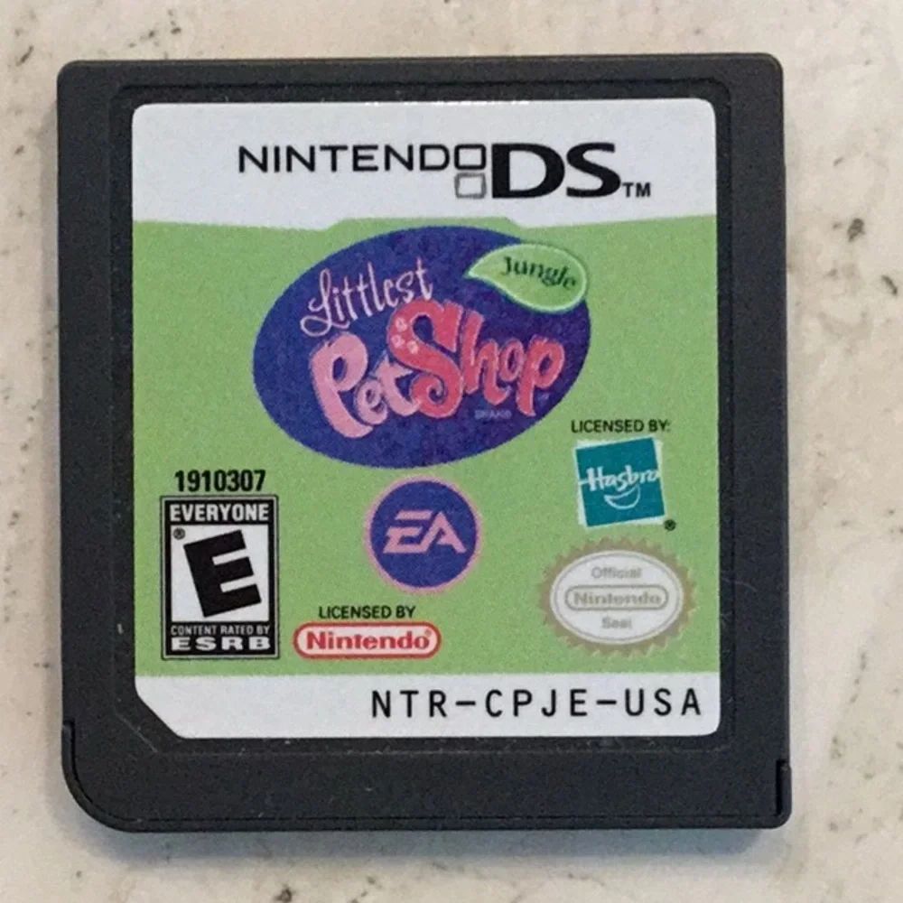Littlest Pet Shop Jungle Nintendo DS Game LPS CIB Tested